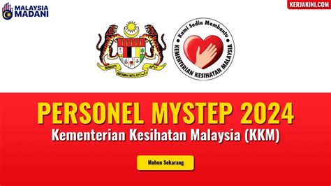 Jawatan Kosong Personel Mystep Kkm Kerjakini