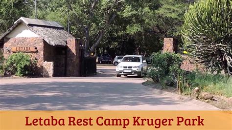 Visit And Explore Letaba Rest Camp Restaurant Kruger Park Youtube