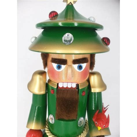 Steinbach Christmas Tree Nutcracker Htf Very Unique Short Dark Hair Etsy