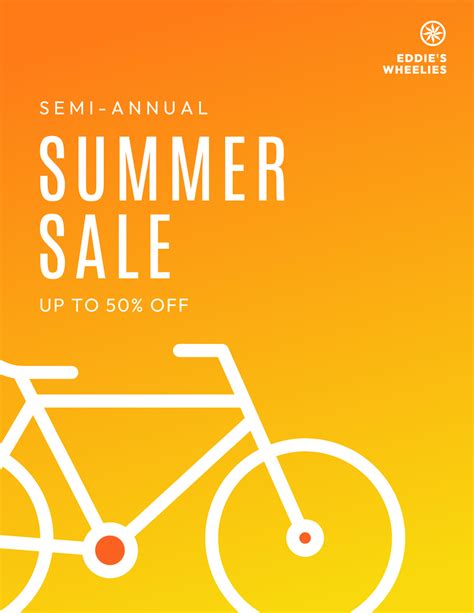 Summer Sale Yellow Customizable Banner Template Shutterstock