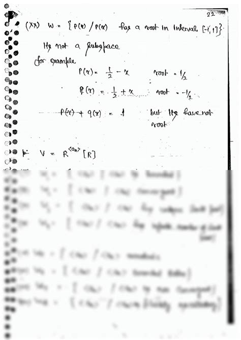 Solution Csir Net Gate Mathematical Sciences Linear Algebra