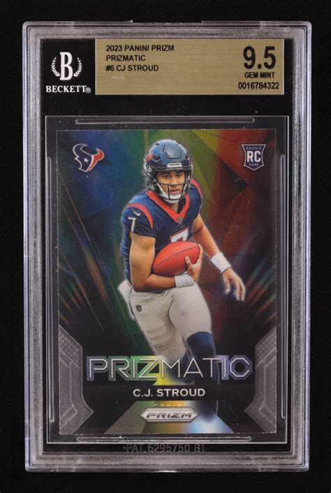 CJ Stroud 2023 Panini Prizm Prizmatic 6 RC BGS 9 5 Pristine Auction