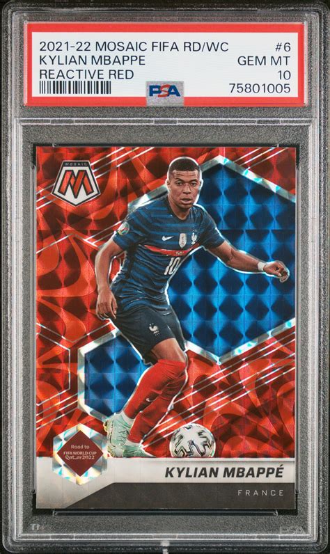 Kylian Mbappe 2021 Mosaic Road To Fifa World Cup 6 Reactive Red Price