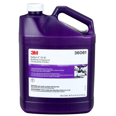 Genesis Auto Body Supply 3M Perfect It Ex Ac Rubbing Compound Gallon