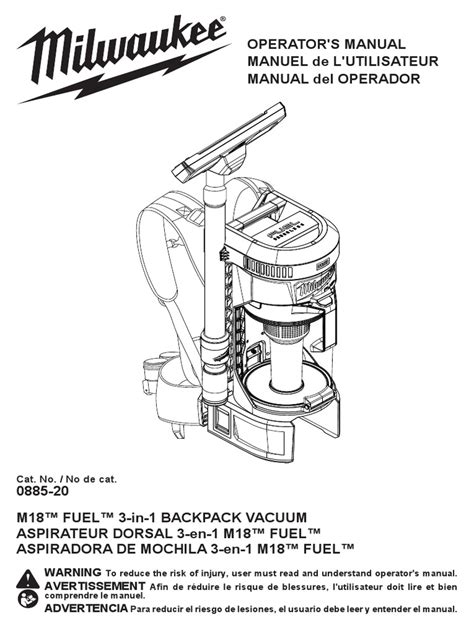 Milwaukee Vacuum | PDF | Vacuum Cleaner | Battery Charger