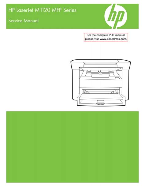 HP LaserJet M1120 MFP Series Service Manual - Laser Pros ...