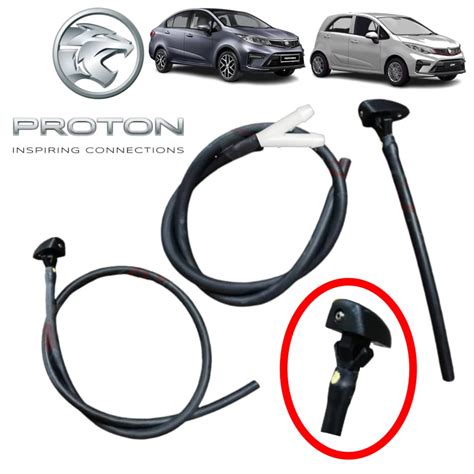 Proton New Persona Iriz Wiper Nozzle With Hose Wiper Washer Nozzle