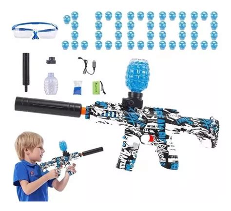 Arma Brinquedo Elétrica Lança Bolinhas Gel M16 Metralhadora Frete grátis