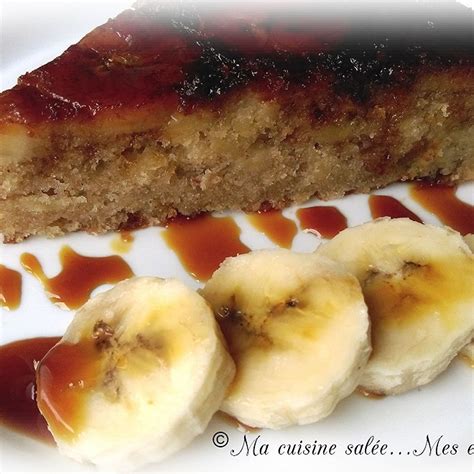 Recette Gâteau renversé à la banane facile rapide