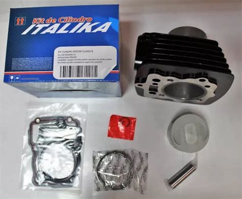 Kit Cilindro Completo Dm200 Italika Original E0304kc12