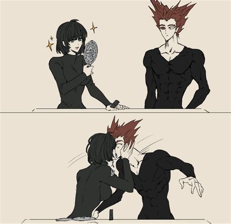 Garou X Fubuki Фейс арт Аниме Манга аниме