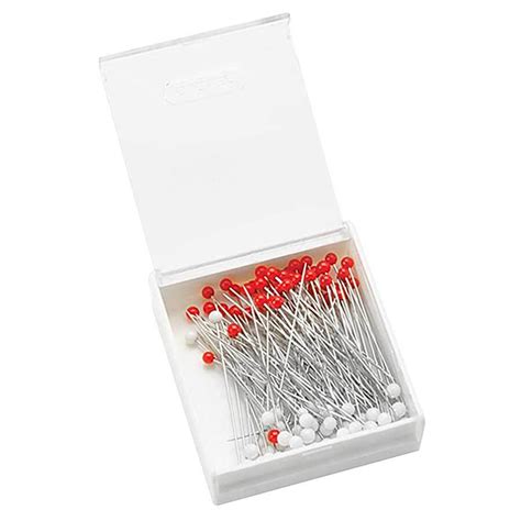 Clover Glass Head Silk Pins 100 Pack