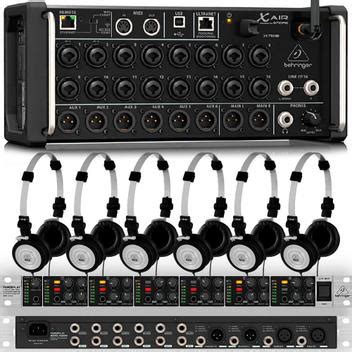 Kit Mesa Digital X Air XR18 Behringer 18 Canais PowerPlay HA6000 6