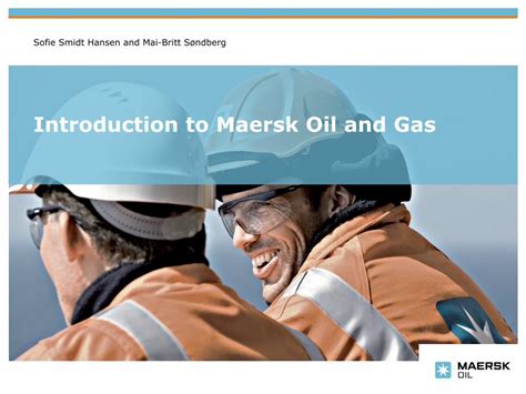 Pdf Introduction To Maersk Oil And Gas · 2012 11 12