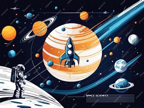 Premium Photo | Space astronaut and science fiction Vector ...