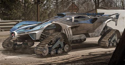 Bugatti Bolide Transformed Into Crazy Off Road Tank Concept Maxim