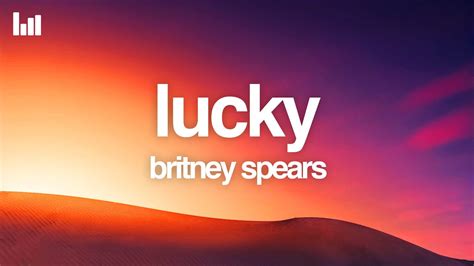 Britney Spears Lucky Lyrics Youtube