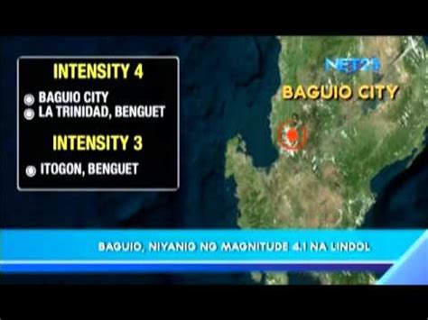 Earthquake shakes Baguio City