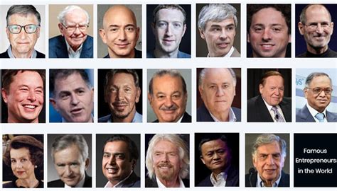 Top 20 Famous Entrepreneurs in the World and their Business | by Petra ...