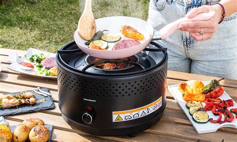 Jusqu Barbecue Portable Au Charbon De Bois Sans Fum E Cleanq