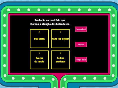 Forma O Do Territ Rio Brasileiro S C Xvii E Xviii Gameshow Quiz