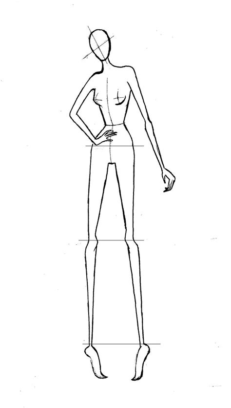 Fashion Female Body Template