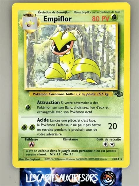 CARTE POKÉMON EMPIFLOR 30 64 EDITION 2 ED2 Jungle VF FR EUR 23 99