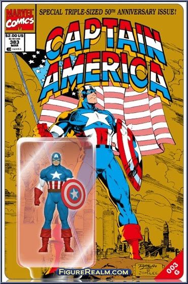 Captain America Classic Suit Vol 1 383 Pocket Cover Mini Maquettes Toy Sapiens Action