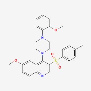 6 Methoxy 4 4 2 Methoxyphenyl Piperazin 1 Yl 3 Tosylquinoline