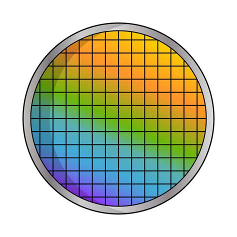 Simple silicon wafer icon. Vector. 26381158 Vector Art at Vecteezy