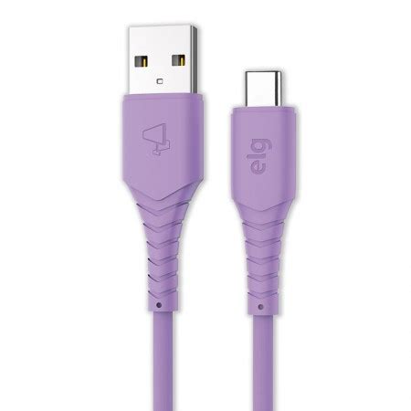 Cabo USB Tipo C Roxo 1 2m TC12X ELG Lepok