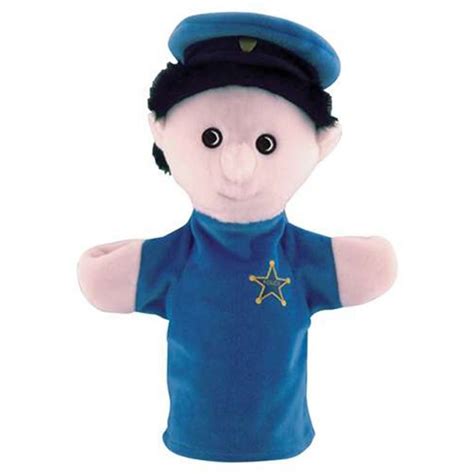 Get Ready Kids Caucasian Police Officer Hand Puppet | SensoryStore.com