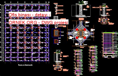 Ofis Binas Detay Dwg Projesi Autocad Projeler Hot Sex Picture