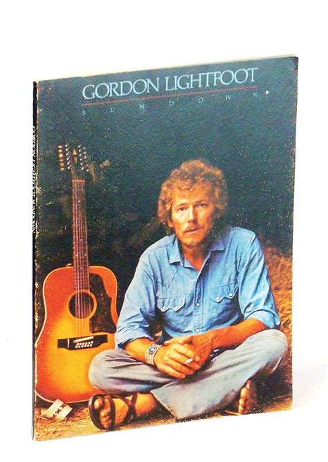 Gordon Lightfoot Sundown Songbook Song Book By Lightfoot Gordon