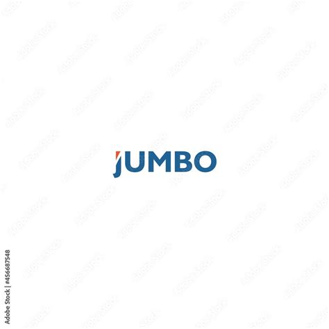 Jumbo Text Logo Vector Stock Vector | Adobe Stock