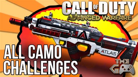 All Camo Challenges In Advanced Warfare Multiplayer How To Unlock