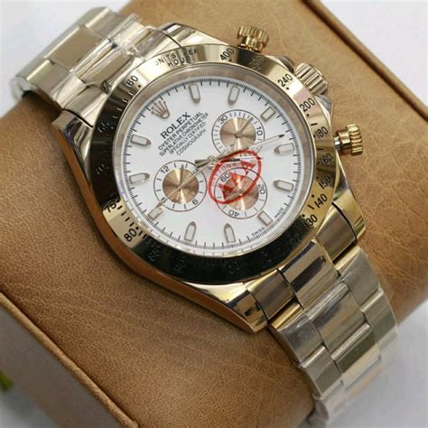 Jual Jam Tangan Pria Rolex Daytonaa Automatic All Stainless Steel