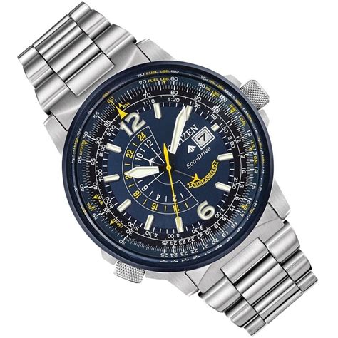 Reloj Aviador Hombre Citizen Promaster Nighthawk Blue Angels Bj L