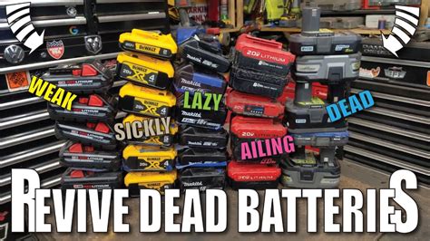 Revive Dead Battery Packs Rebuild Repair Dewalt Milwaukee Makita