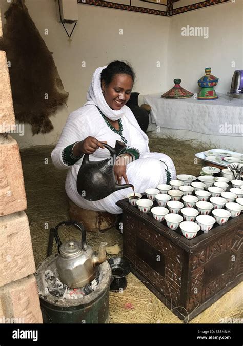 ethiopian coffee ceremony set