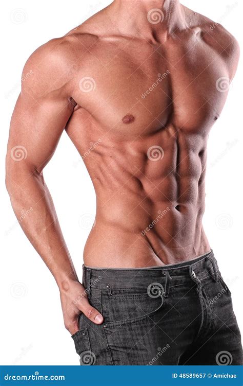 Male Torso Stock Image Image Of Torso Muscles Male 48589657