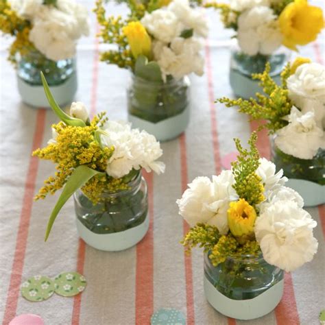 Coisas Dikas Potinhos de vidro na decoração da mesa