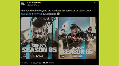Warzone Season 5 Release Date Roadmap And More