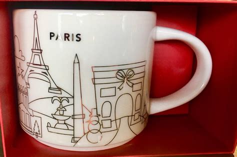 You Are Here Christmas – Paris 2 – Starbucks Mugs