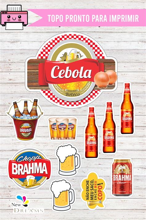 Topper De Bolo Cerveja Brahma Para Imprimir Porn Sex Picture