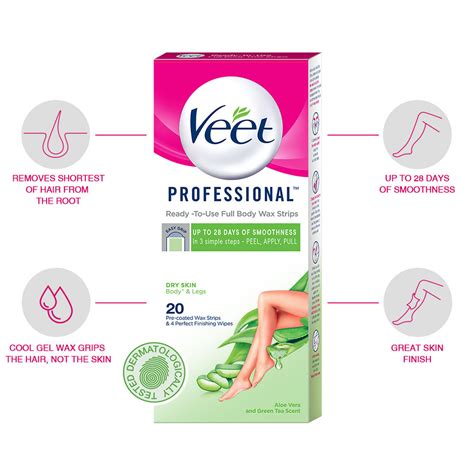 Buy Veet Full Body Waxing Kit Easy Gelwax Technology Dry Skin 20