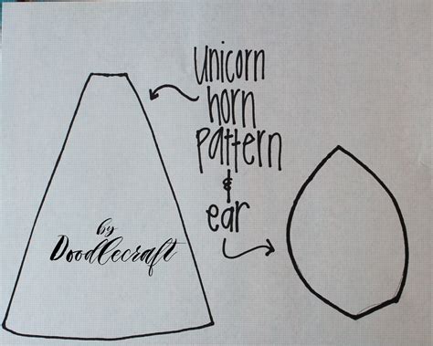 Unicorn Horn Printable