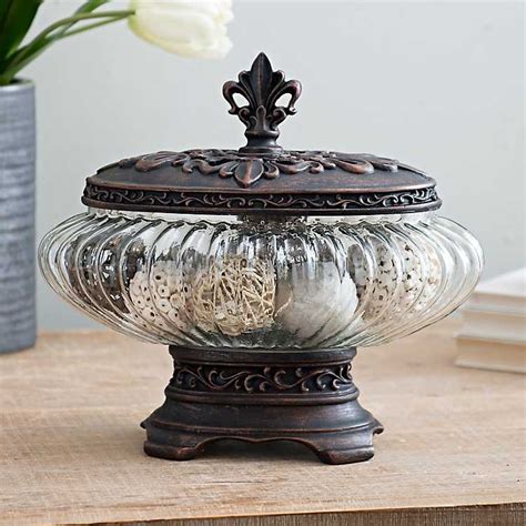 Fleur Glass Potpourri Jar Kirklands Decorative Jars Discount Home