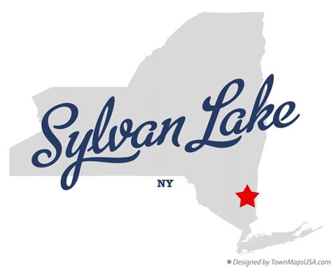 Map of Sylvan Lake, NY, New York