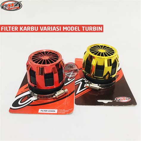 Jual Filter Karbu Model Turbin Lurus Filter Saringan Udara Karburator